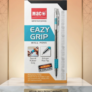 MACO Eazy Grip Ball Pens – Pack of 20 (0.6 mm Fine Tip