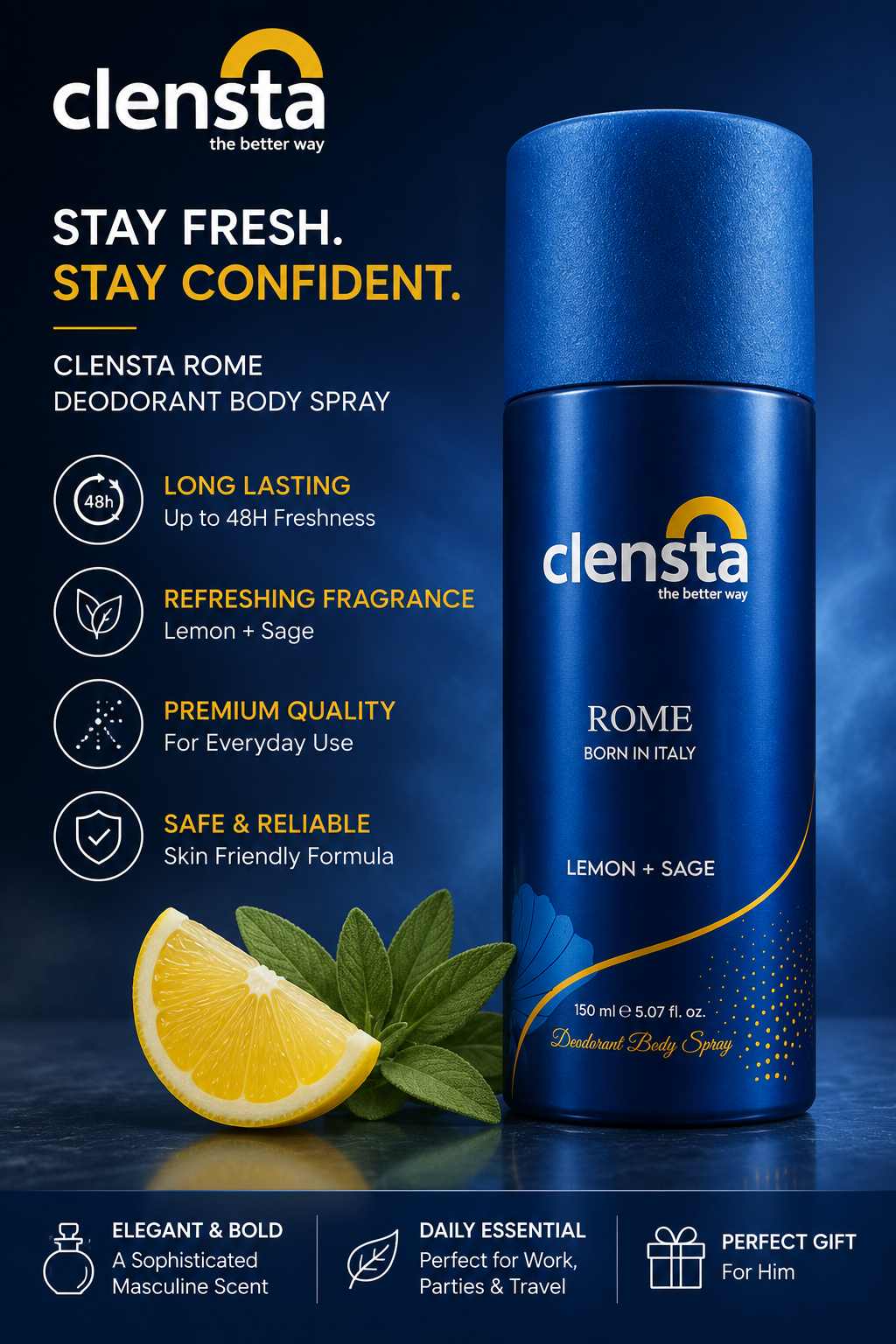 Clensta madrid lemon sage