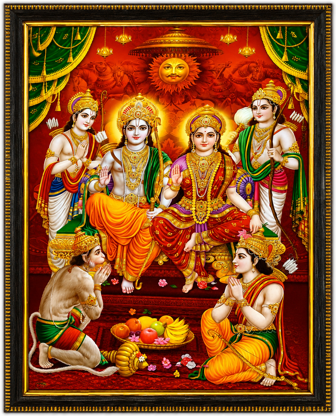Ram Darbar Divine Blessing Frame
