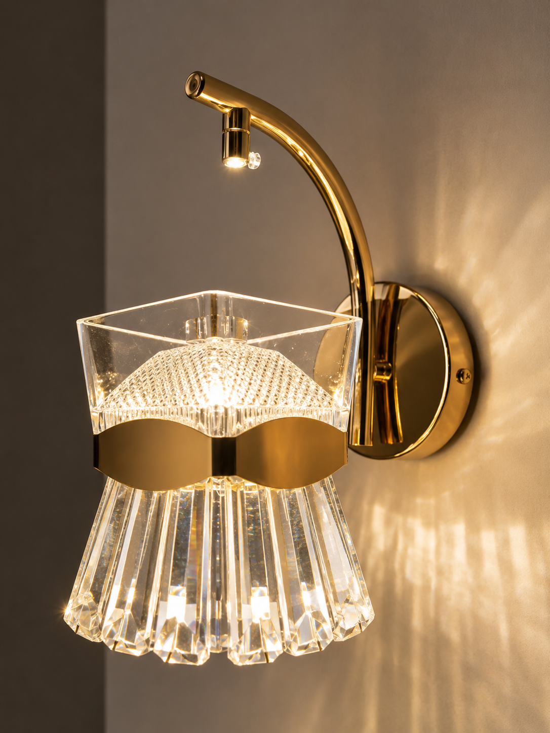 Luxury Crystal LED Wall Lamp - Image 2