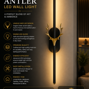 Royal Antler LED Wall Light