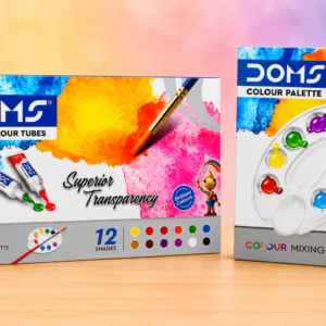 DOMS Water Colour Tubes और Colour Palette