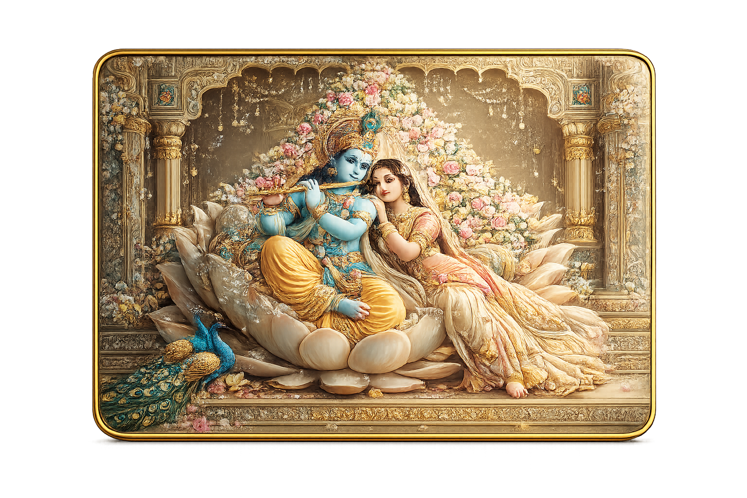 Radha Krishna Decorative Photo Frame