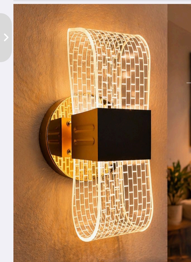 Modern Crystal Glow Wall Light - Image 3