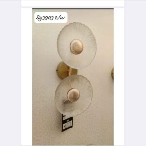 Luxury Dual Disc Designer Wall Light
